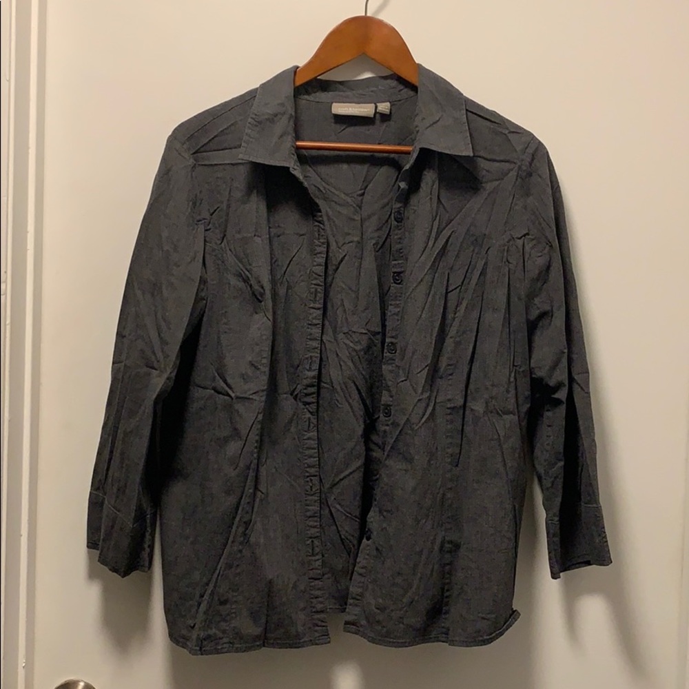 Grey Croft & Barrow Blouse